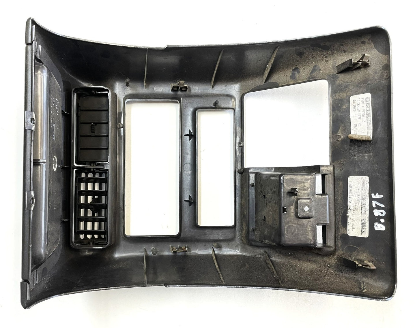 Jeep TJ dash trim center bezel vents vent dark grey AGATE fits 97-02 Wrangler !
