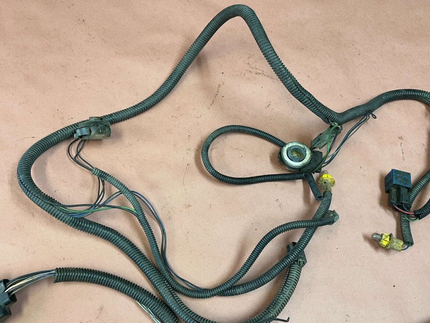 Jeep YJ Wrangler wiring headlight turn signal wire harness grill 87-93 FREE SHIP