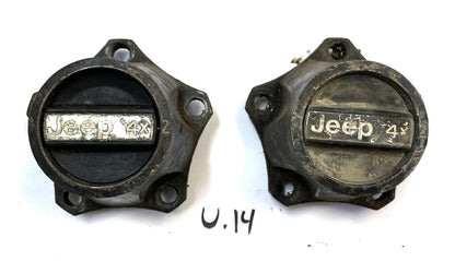 Jeep CJ 5 bolt hubs fits 81-86 CJ5 CJ7 CJ8 DANA 30 Stock locking front axle !!