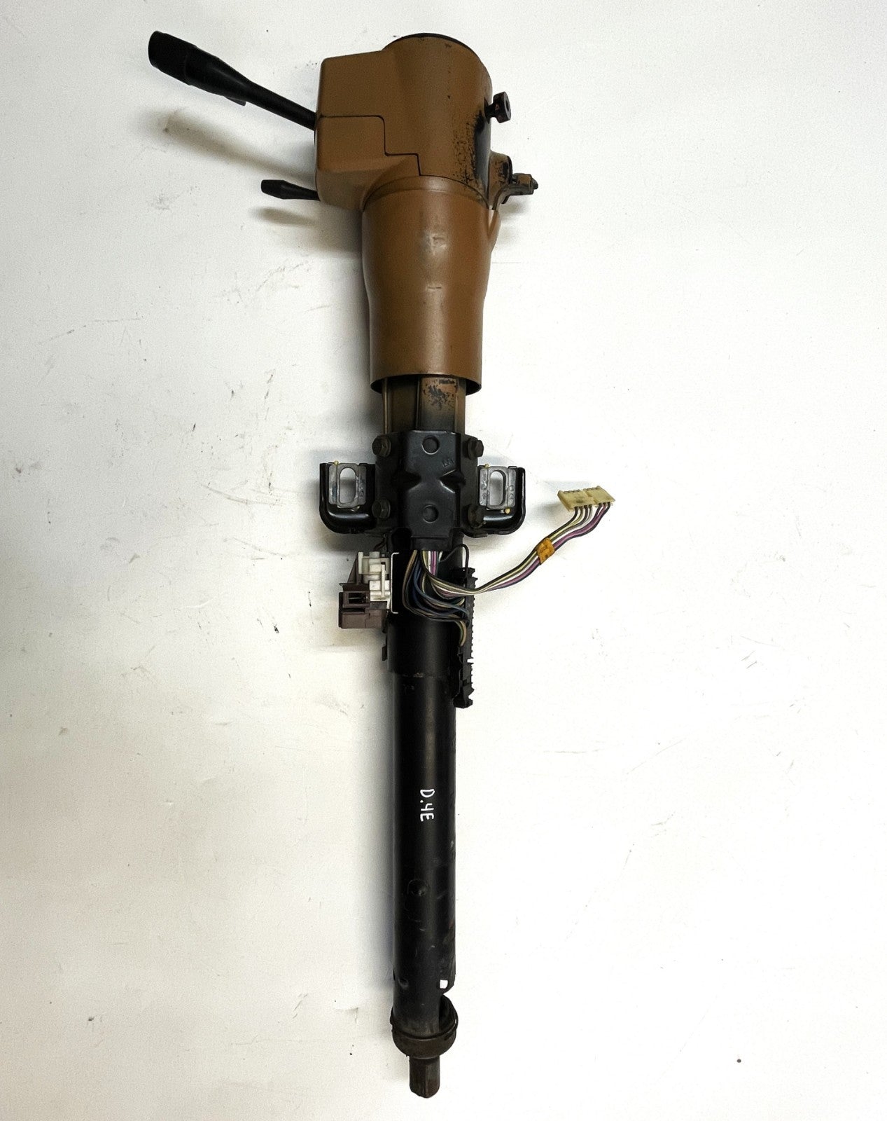 Jeep YJ Tilt Steering Column tan trim 87-95 Wrangler manual BOLT IN READY!