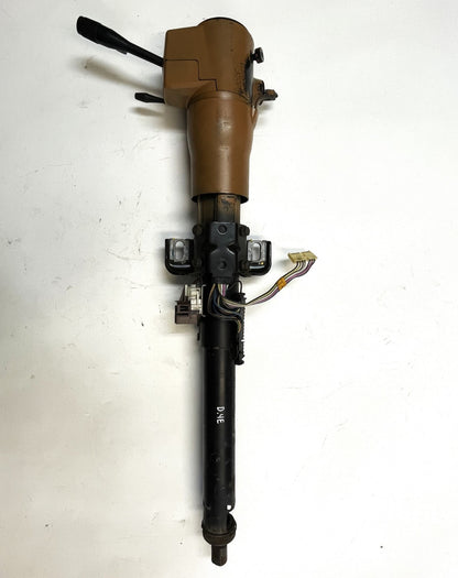 Jeep YJ Tilt Steering Column tan trim 87-95 Wrangler manual BOLT IN READY!