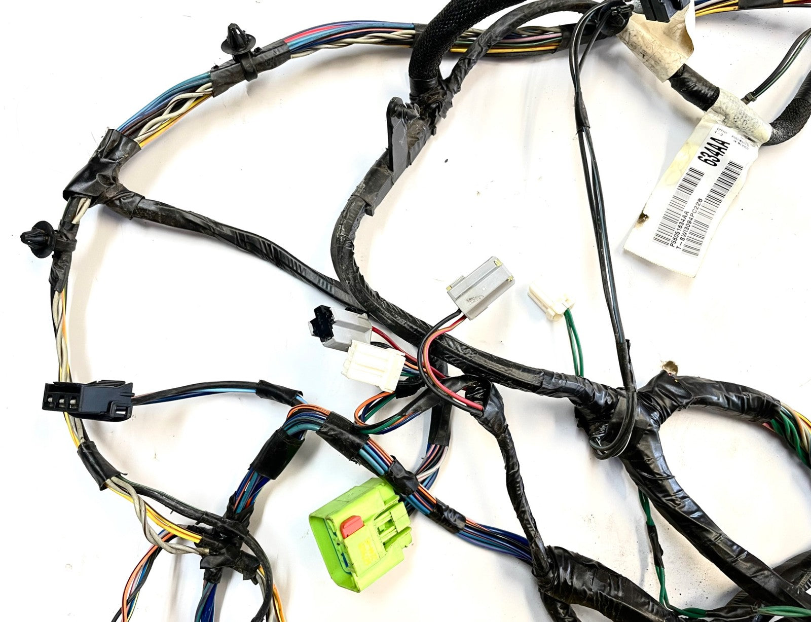 2005 Jeep TJ Wrangler Dash Wire Harness wiring P56051634AA Cluster gauge gauges