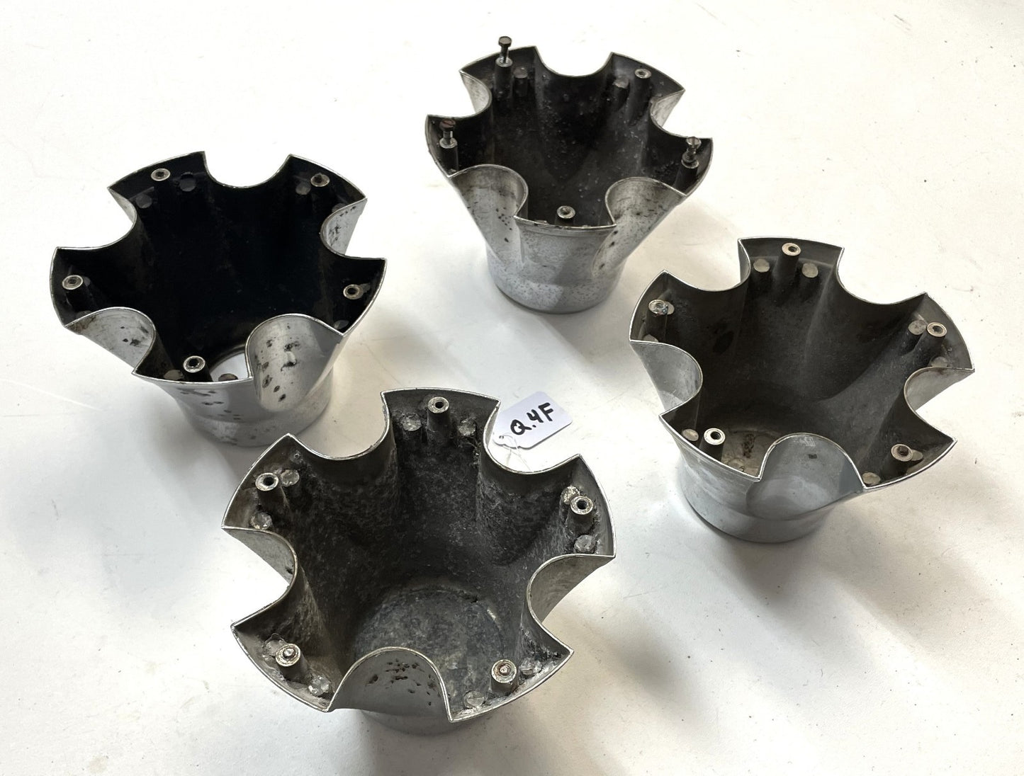 Jeep CJ center caps CJ5 CJ7 FACTORY chrome wheel Centers Laredo cap READ AD