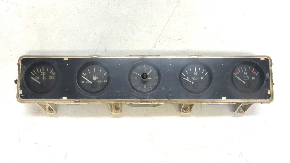 Jeep YJ gauge cluster 87-91 Wrangler center gauges clock fuel temp gas battery