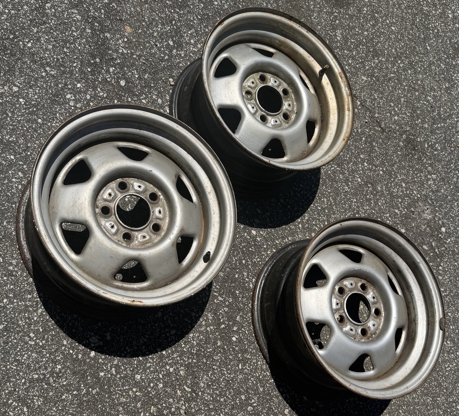Jeep 15" x 7" steel wheel YJ XJ MJ  Wrangler Cherokee Comanche FREE SHIPPING