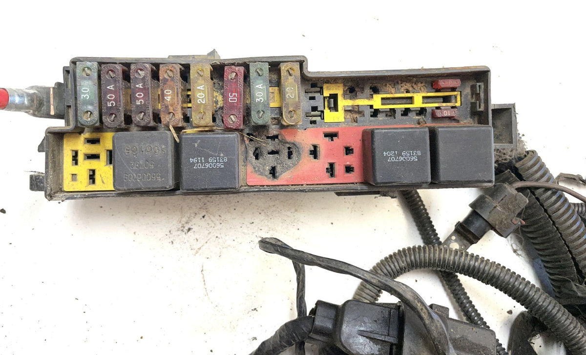 Jeep YJ Wrangler 2.5 four Cylinder Engine Wire Harness Wiring  10 pin FOR PARTS!
