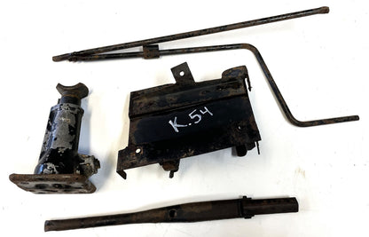 Jeep YJ bottle jack with handle and mount 87-90 Wrangler FACTORY Free Ship !