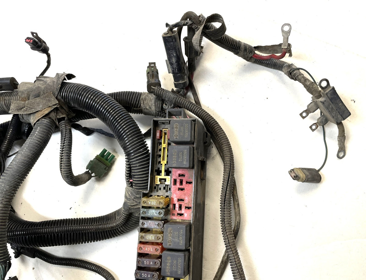 92-95 Jeep YJ Wrangler 2.5 engine wiring wire harness 4 cylinder 9 pin FREE SHIP
