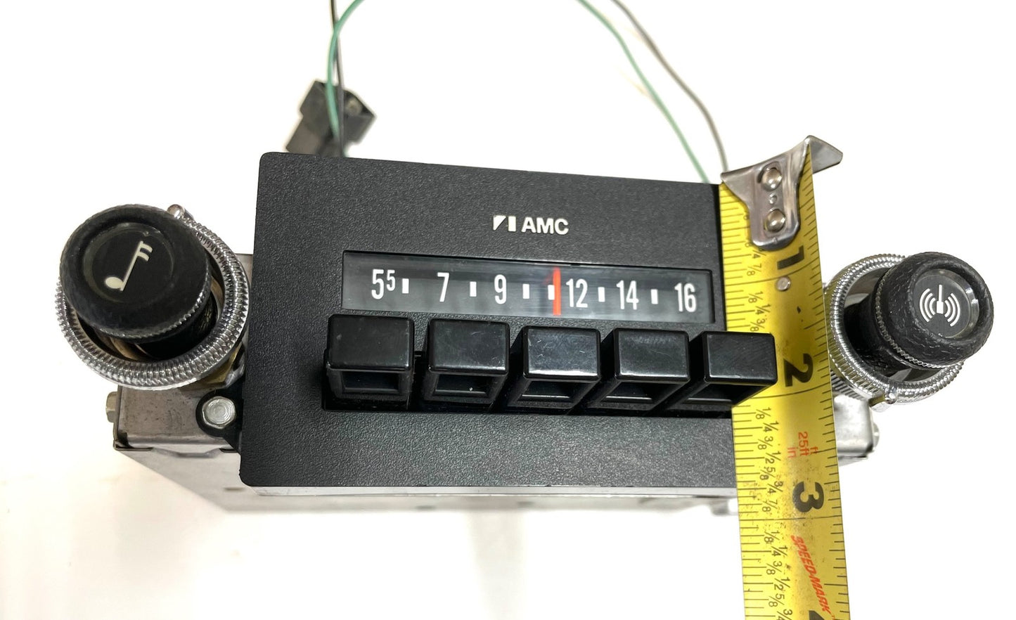 AMC Jeep NOS AM radio with knobs American Motors
