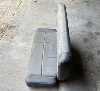 Jeep TJ Wrangler back Seat Dark Grey vinyl factory folding rear fits 97-02
