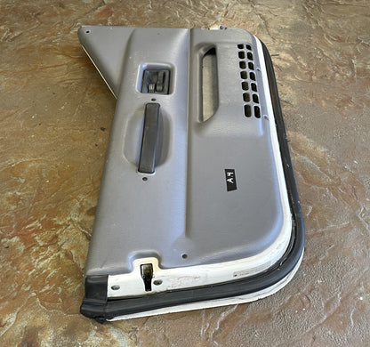 Jeep TJ Wrangler half doors white left right door fits 97-06  grey mist panels
