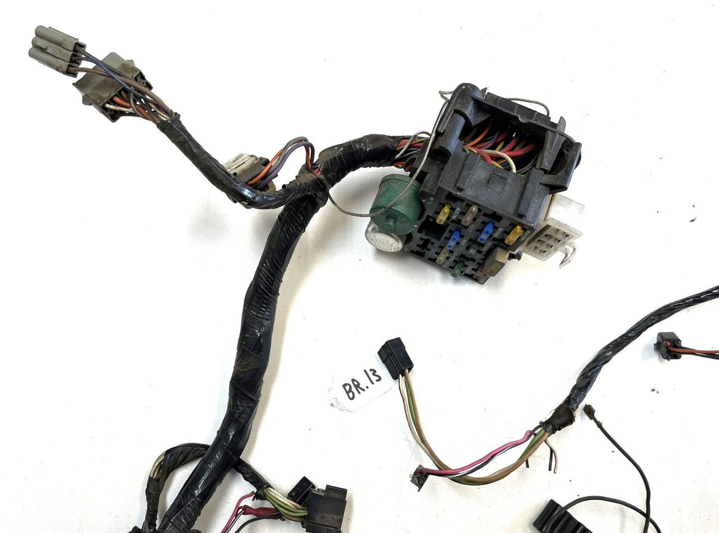 Jeep YJ Wrangler Dash wiring harness fits 87-90 wire fuse block gauges column