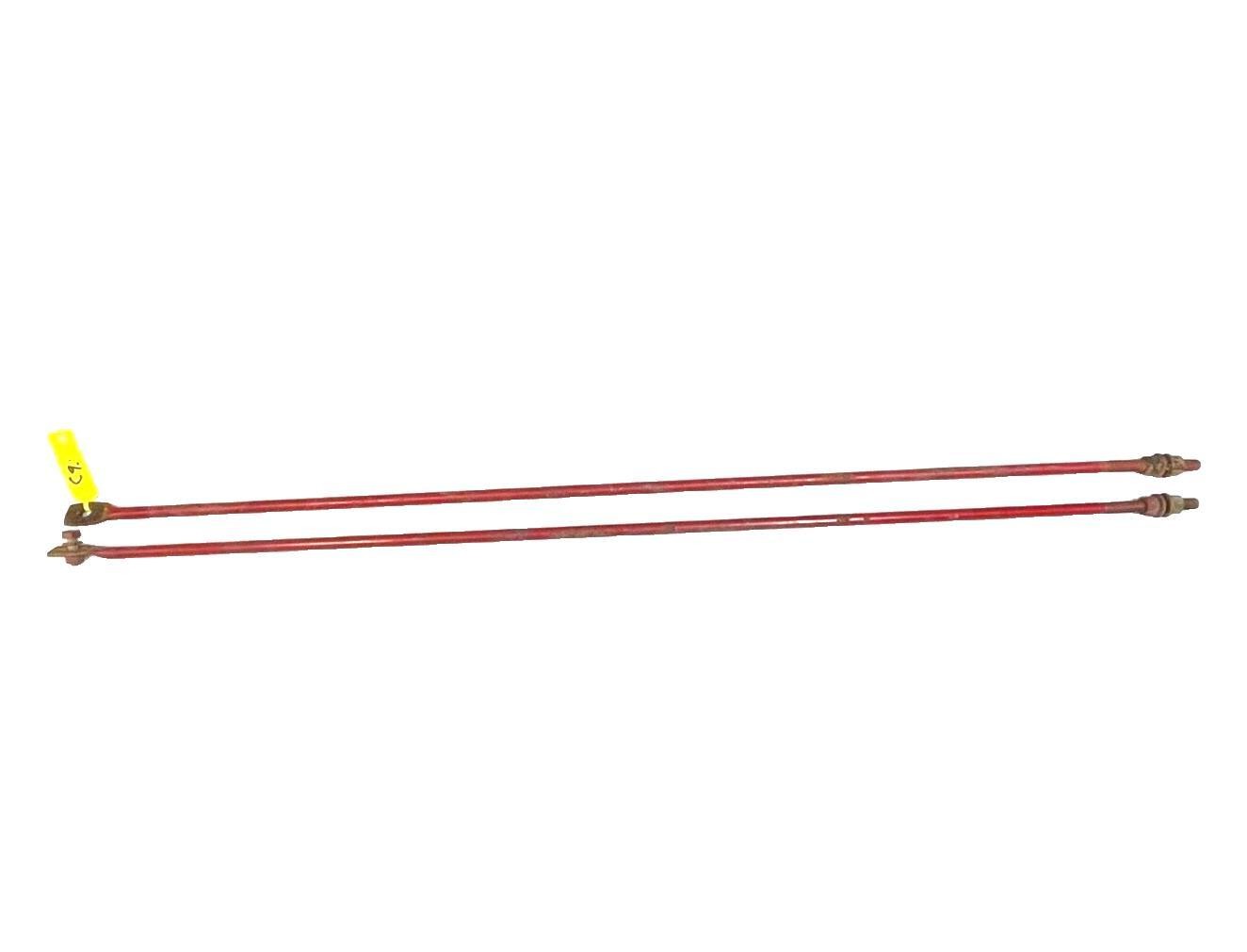Jeep Wrangler YJ Grille Red Support Rods 87-95 Free Ship