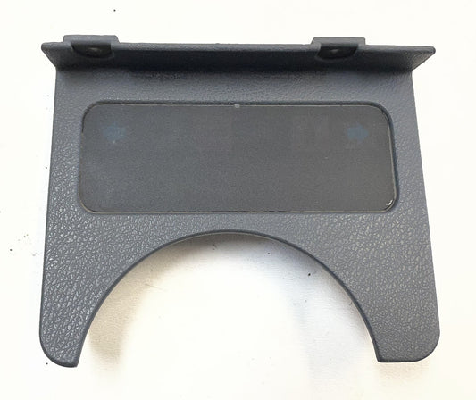Jeep YJ grey warning light dash trim bezel Wrangler trouble lights gray column!