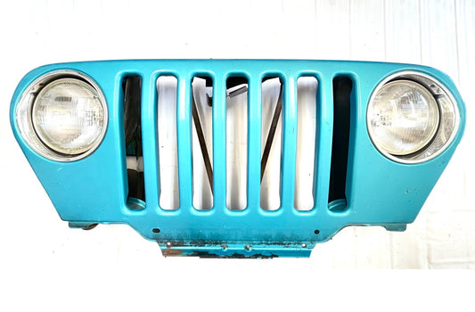 Jeep TJ Grill Headlights 97-06 Jade Blue Grille Wrangler FREE SHIPPING