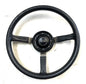 Jeep factory steering wheel 87-95 YJ CJ5 CJ7 CJ8 Leather wrap Grey FREE SHIP!