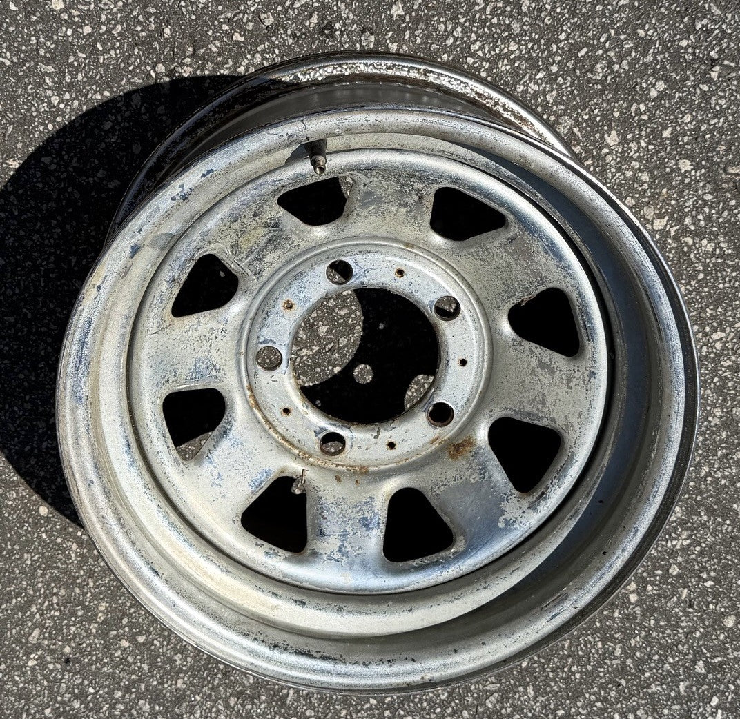 Jeep CJ factory chrome wheel 15"x 7" CJ5 CJ7 CJ8  Laredo 1985 !