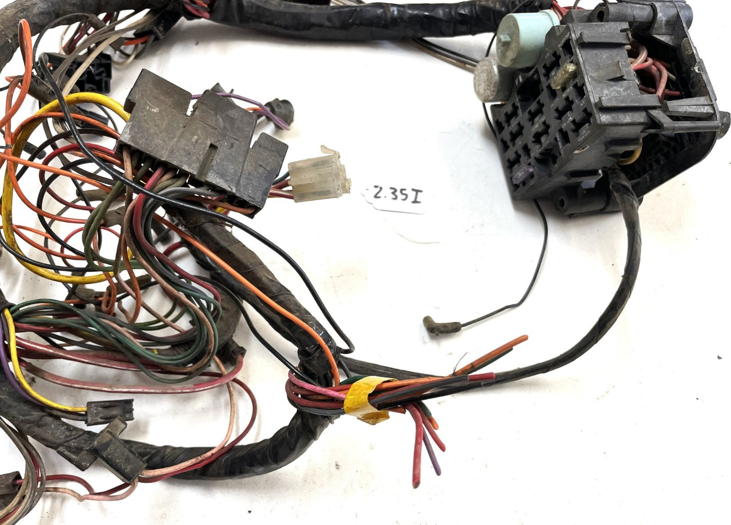 83-86 Jeep CJ dash wire harness CJ5 CJ7 wiring under gauge panel fuse block