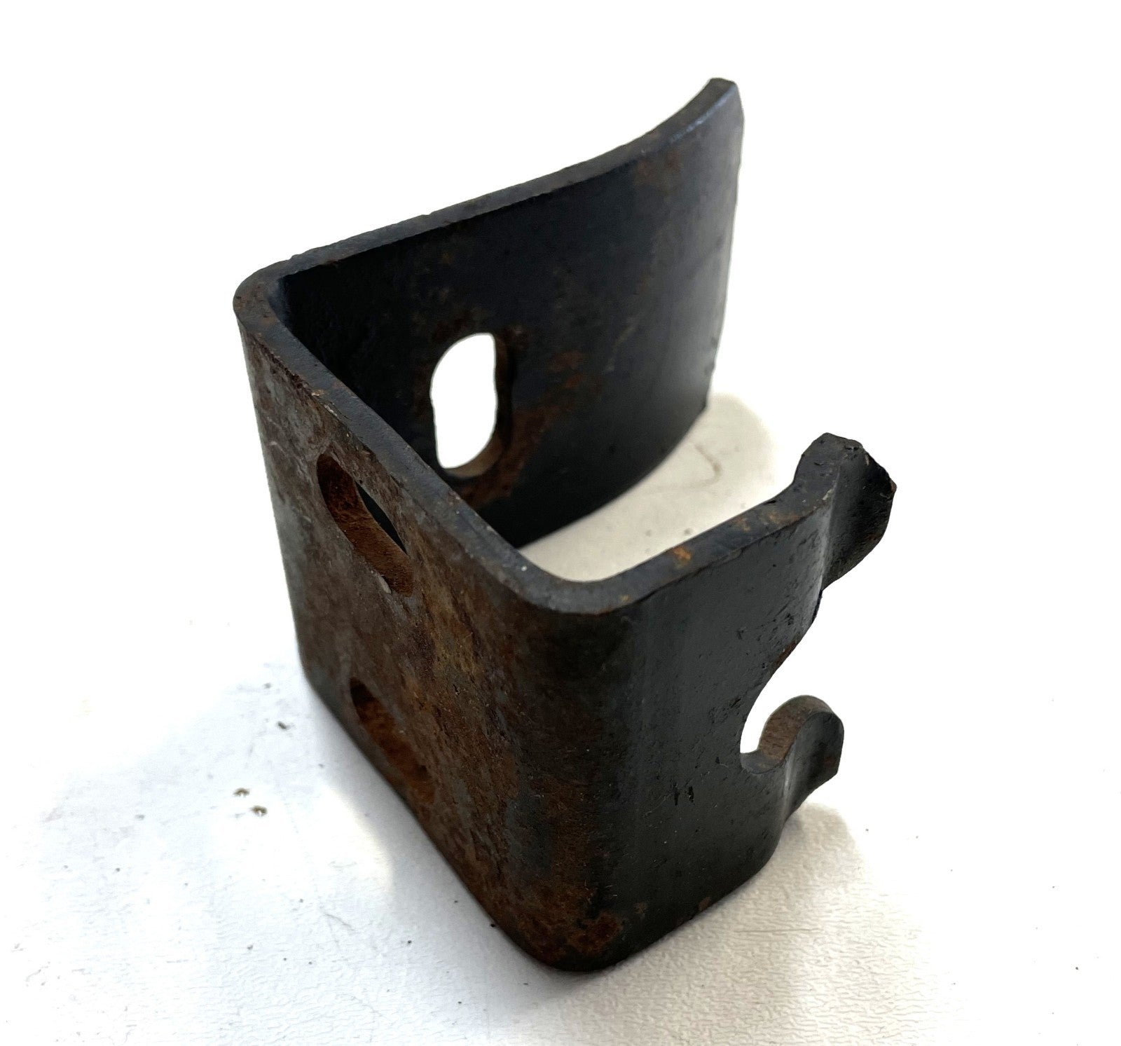 Jeep CJ spare tire rack latch bracket driver side CJ7 CJ8 factory carrier