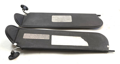 Jeep TJ Agate sun visors left right pair dark grey 97-02 Wrangler!!