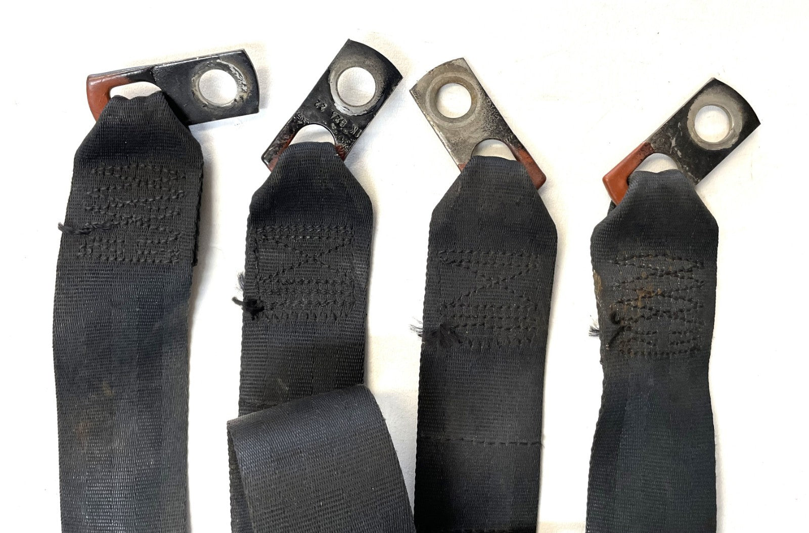 Jeep CJ Rear Seat Lap Belts Backseat Belt CJ5 CJ7 CJ8 Wrangler Back Black YJ