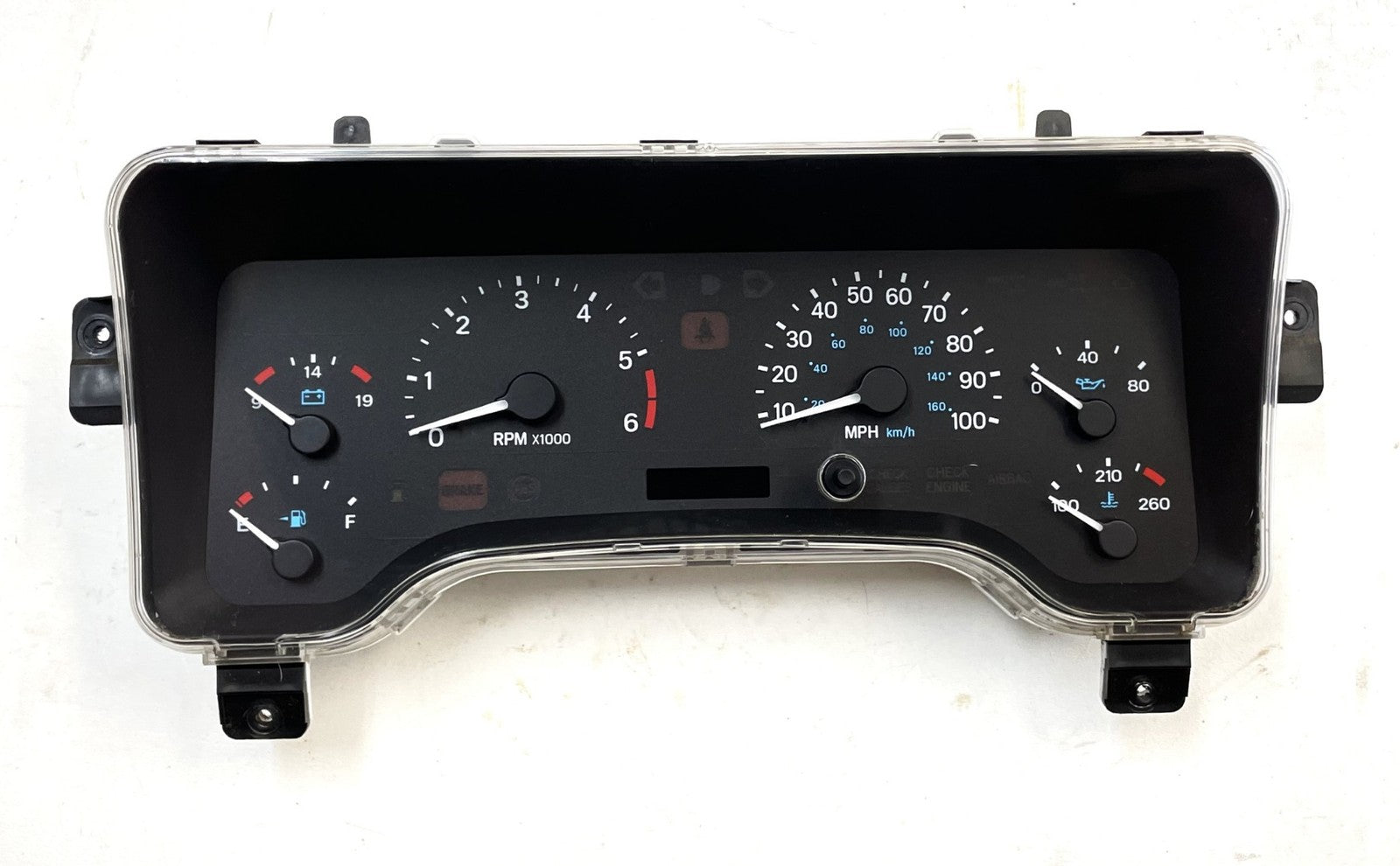Jeep Wrangler Dash Cluster Speedometer Gauges TJ P56009170AB Gauge 97-00 226K