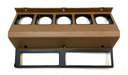 Jeep YJ dash trim 87-95 Wrangler grey glove box column radio OE dark gray