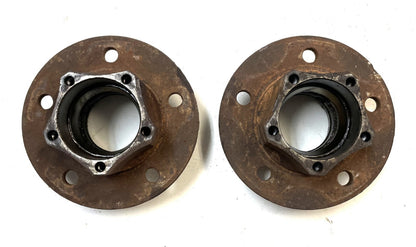 Jeep CJ disc brake bearing hub Dana 30 fits 81-86 CJ5 CJ7 5 bolt hubs (pair)