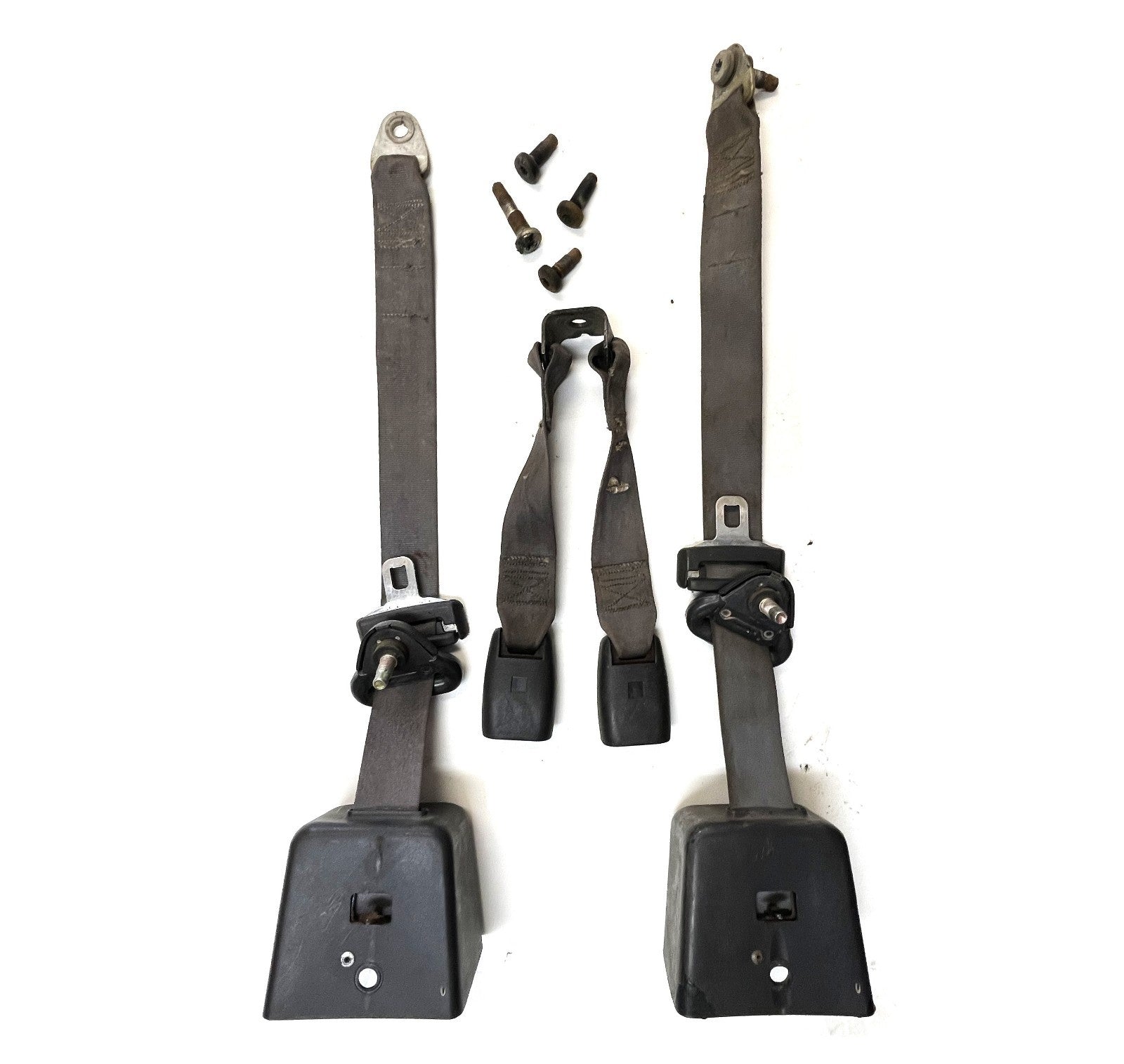 Jeep TJ rear seat belts fit 97-02 Wrangler shoulder belt female buckle back seat