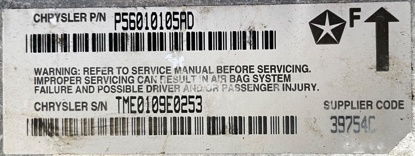 1999 Jeep TJ Wrangler Dash Wiring Harness wire loom P56009508AE 56010104AC