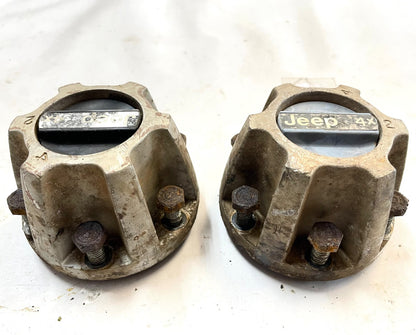 Jeep 6 bolt locking hubs CJ CJ5 CJ7 27 spline dana 30 front axle 27 spline OE
