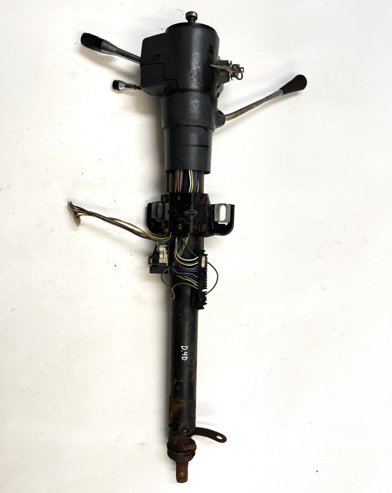 Jeep YJ Tilt Automatic Steering Column grey trim 87-95 Wrangler BOLT IN READY