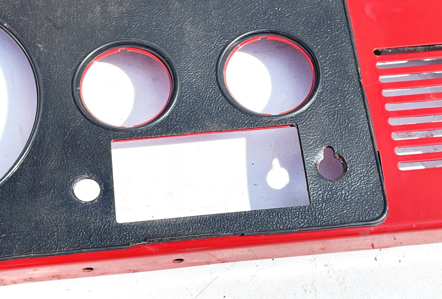 Jeep CJ gauge panel CJ5 CJ7 CJ8 metal dash board gauges red FREE SHIPPING