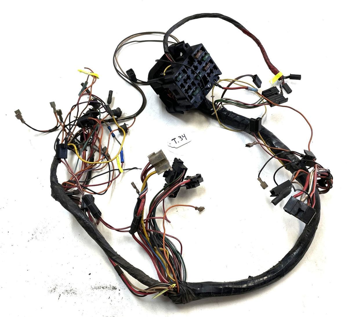 82 Jeep CJ5 CJ7  dash wiring harness gauge panel fuse block READ DESCRIPTION