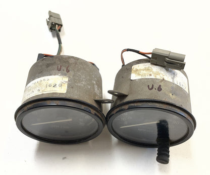 87 Only Jeep YJ Wrangler Speedometer Tachometer Gauge Gauges grey plug ends
