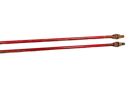 Jeep Wrangler YJ Grille Red Support Rods 87-95 Free Ship