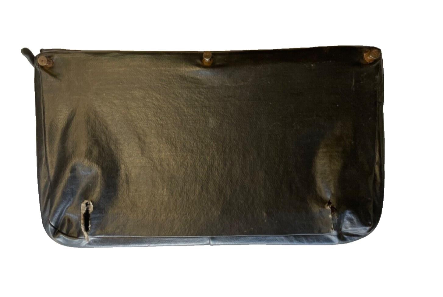Jeep CJ7 Spring Special Black Back seat RED piping Factory 1985 FREE SHIPPING