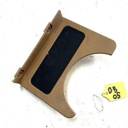 Jeep YJ warning light dash trim bezel 87-91 Wrangler trouble spice tan