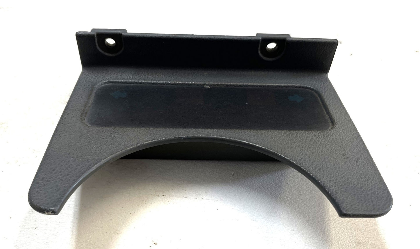 Jeep YJ grey warning light dash trim bezel Wrangler trouble lights gray column!