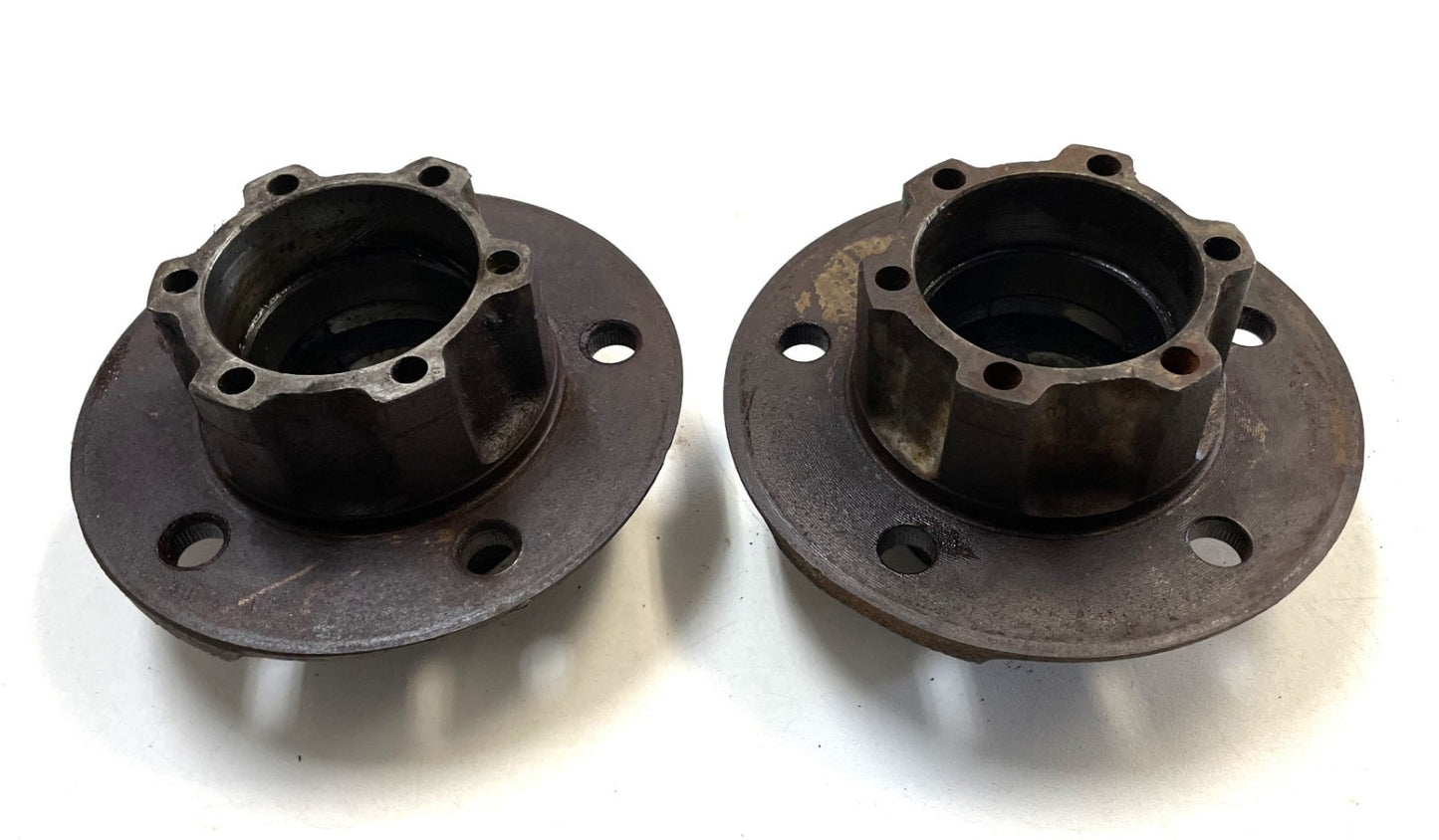 Jeep CJ disc brake bearing hub Dana 30 fits 78-81 CJ5 CJ7 6 bolt hubs (pair)