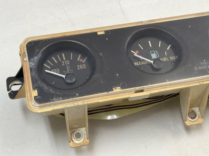 Jeep YJ Wrangler center gauge cluster gauges clock fuel temp gas battery 87-91!!
