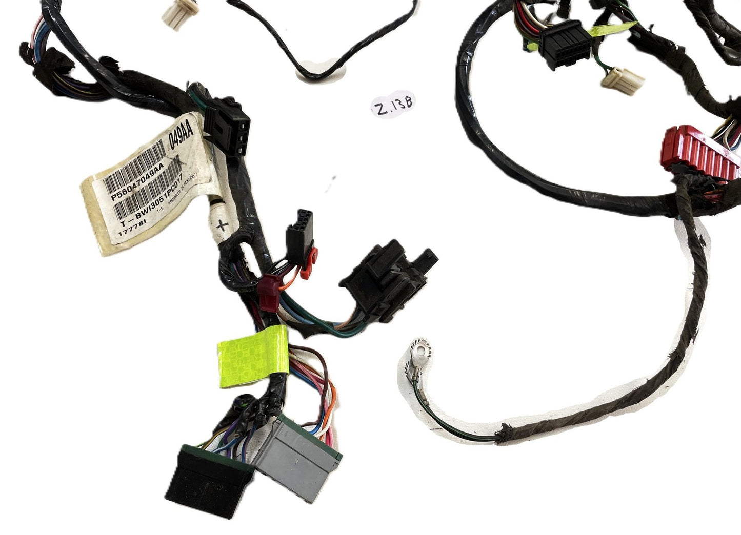 Jeep Wrangler TJ 2002 Dash Wire Harness Wiring wire Loom 56047049AA