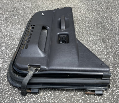 Jeep TJ Wrangler half doors black left right door fits 97-06 agate grey panels