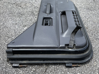 Jeep TJ Wrangler half doors black left right door fits 97-06 agate grey panels