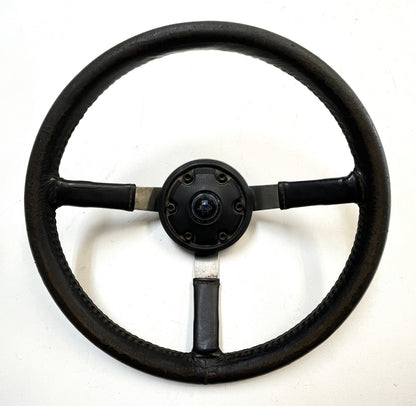 Jeep CJ Laredo steering wheel CJ5 CJ7 CJ8 factory 76-86 AMC black horn button