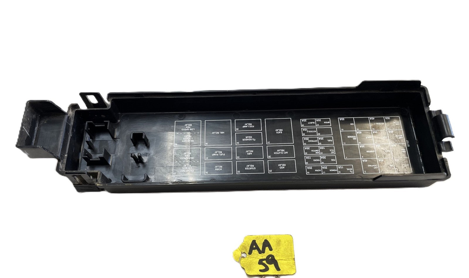 Jeep TJ Engine Fuse Box Lid cover 91107 fits 01-06 Wrangler Rubicon FREE SHIP
