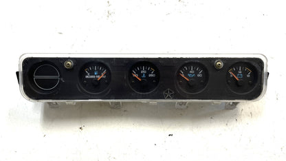 Jeep YJ center gauge cluster WRANGLER 92-95 fuel temp oil pressure volt