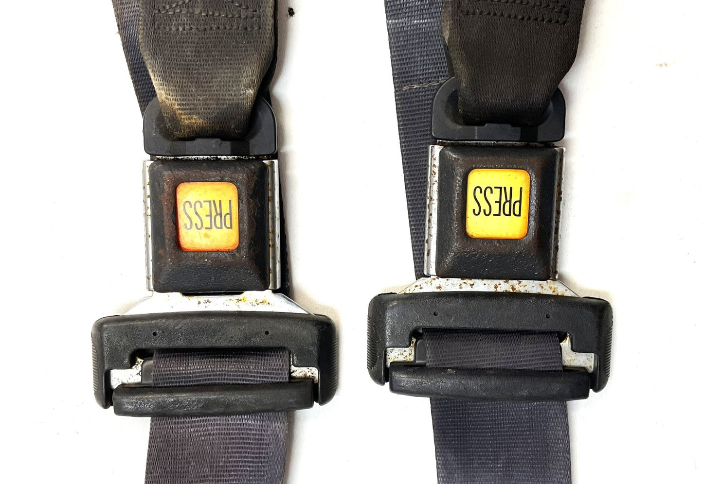 Jeep YJ rear seat belts shoulder belt female buckle back fits 92-95 Wrangler