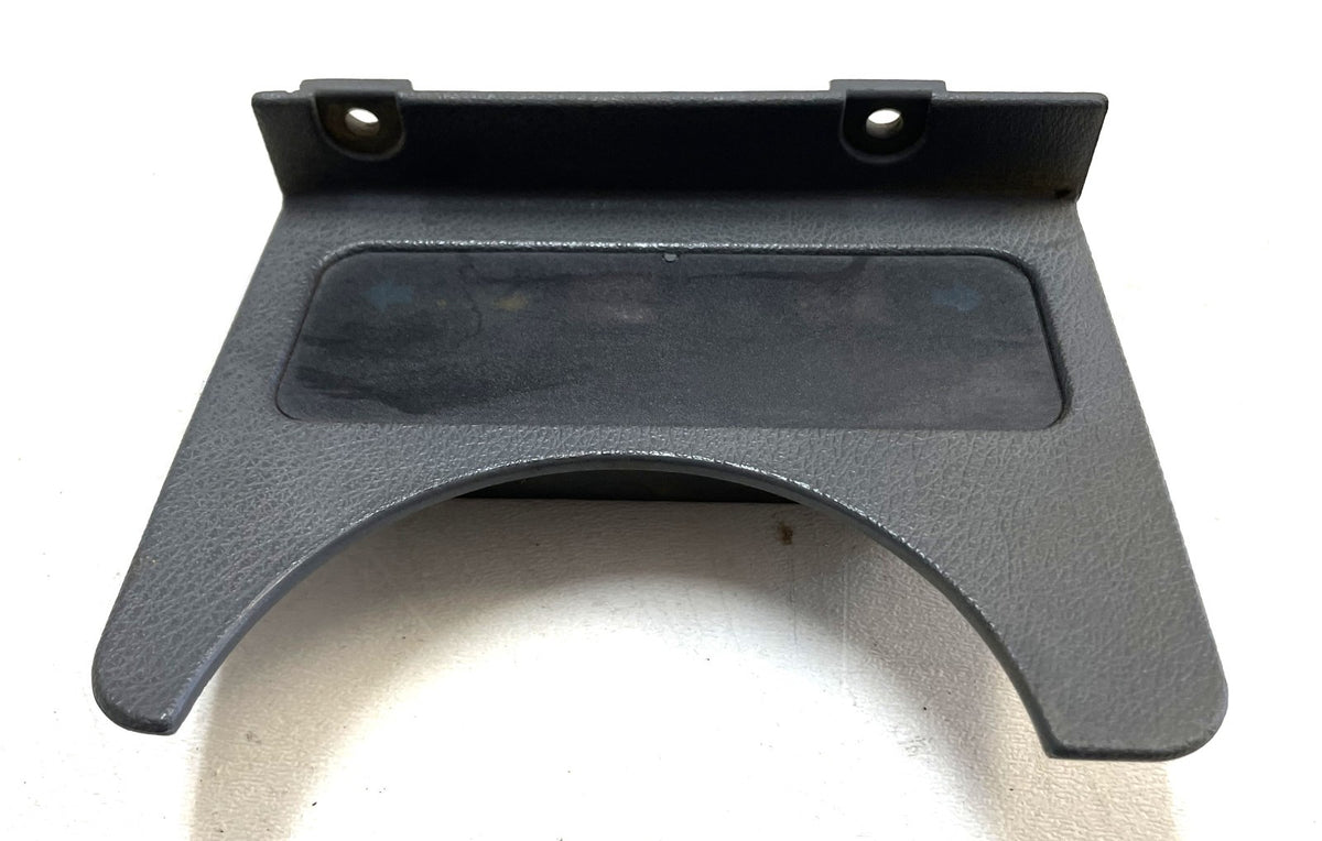 Jeep YJ grey warning light dash trim bezel Wrangler trouble lights gray column!