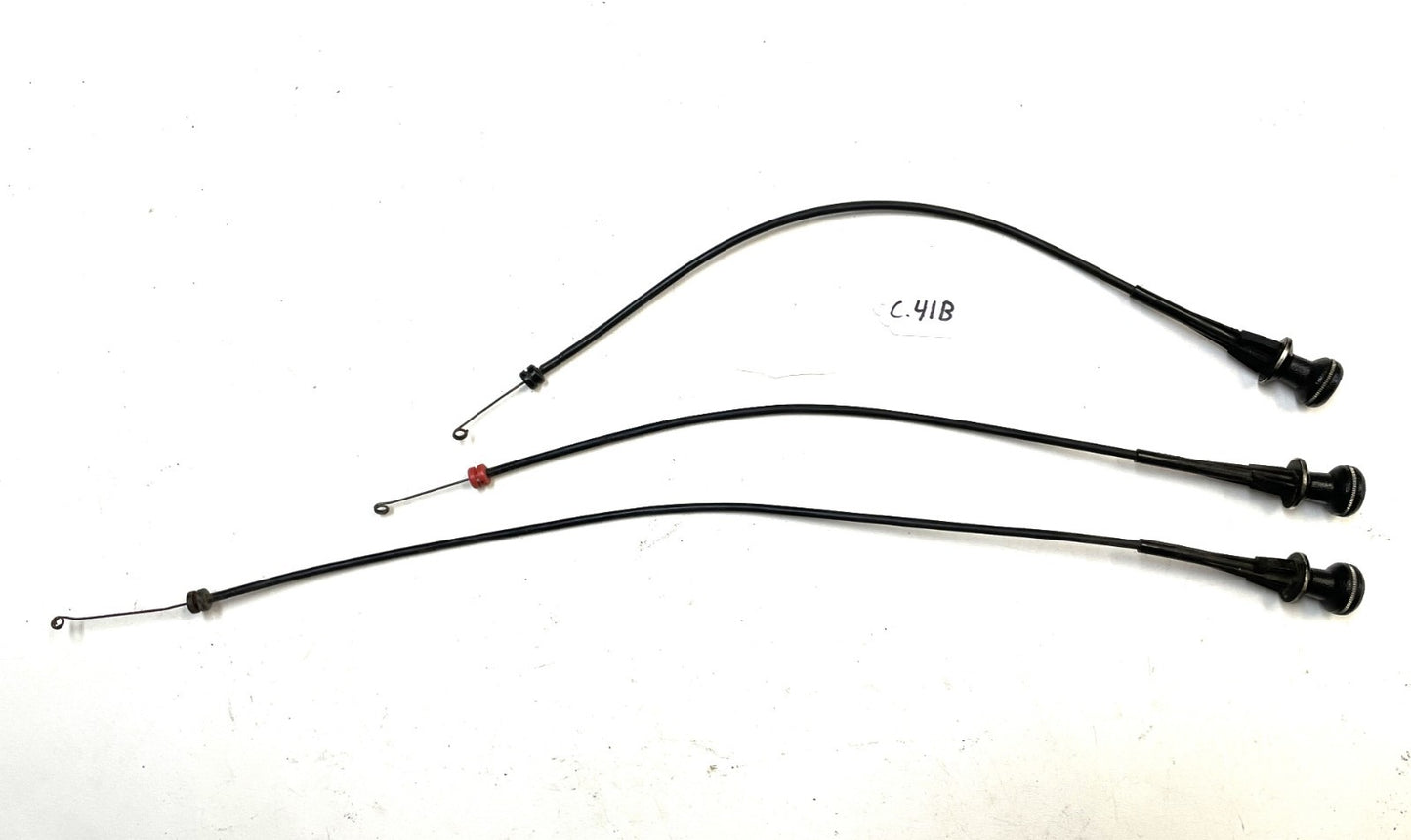 Jeep CJ heater control cables pulls defrost heat vent CJ5 CJ7 CJ8 78-86!